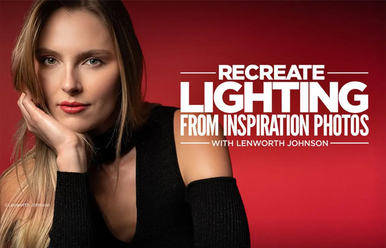 KelbyOne – Lenworth Johnson工作室人像布光教程-中英字幕
