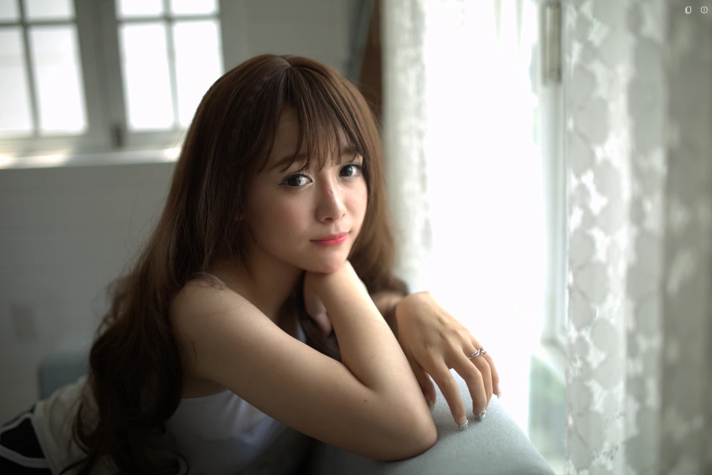 25张清新美女私房人像RAW原片CR2格式人像精修素材-美夕摄影
