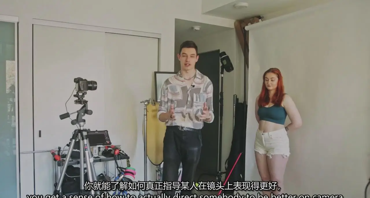 图片[2]-自然光和人造光的大头照头像摄影布光的艺术教程-中英字幕-美夕摄影