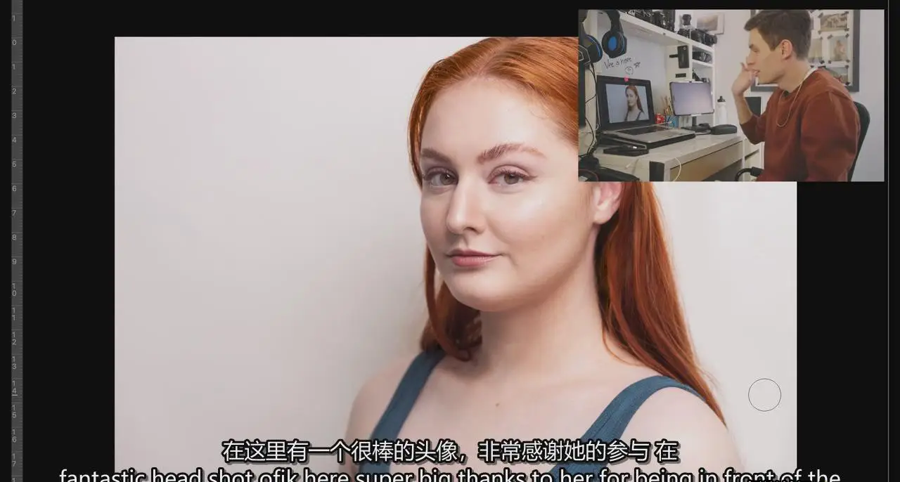 图片[6]-自然光和人造光的大头照头像摄影布光的艺术教程-中英字幕-美夕摄影