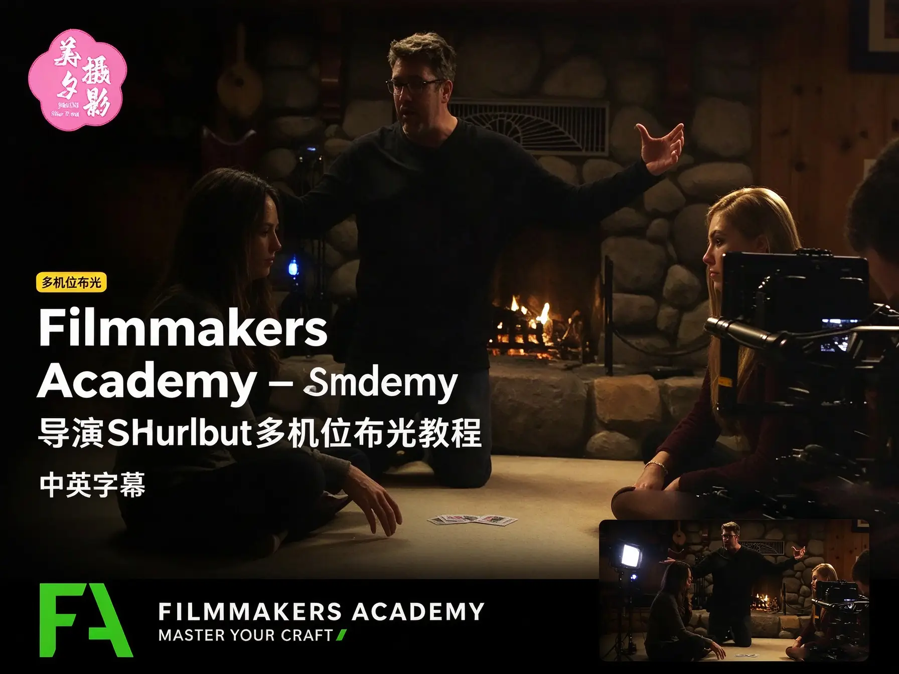 Filmmakers Academy –导演ShaneHurlbut多机位布光教程-中英字幕-美夕摄影