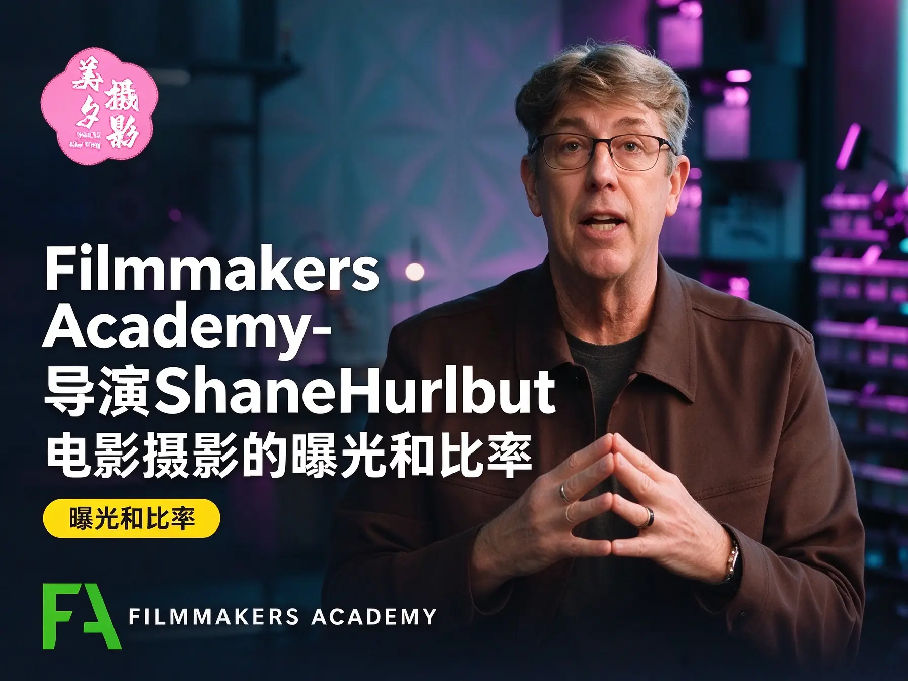 Filmmakers Academy-导演ShaneHurlbut电影摄影的曝光和比率-中英字幕-美夕摄影