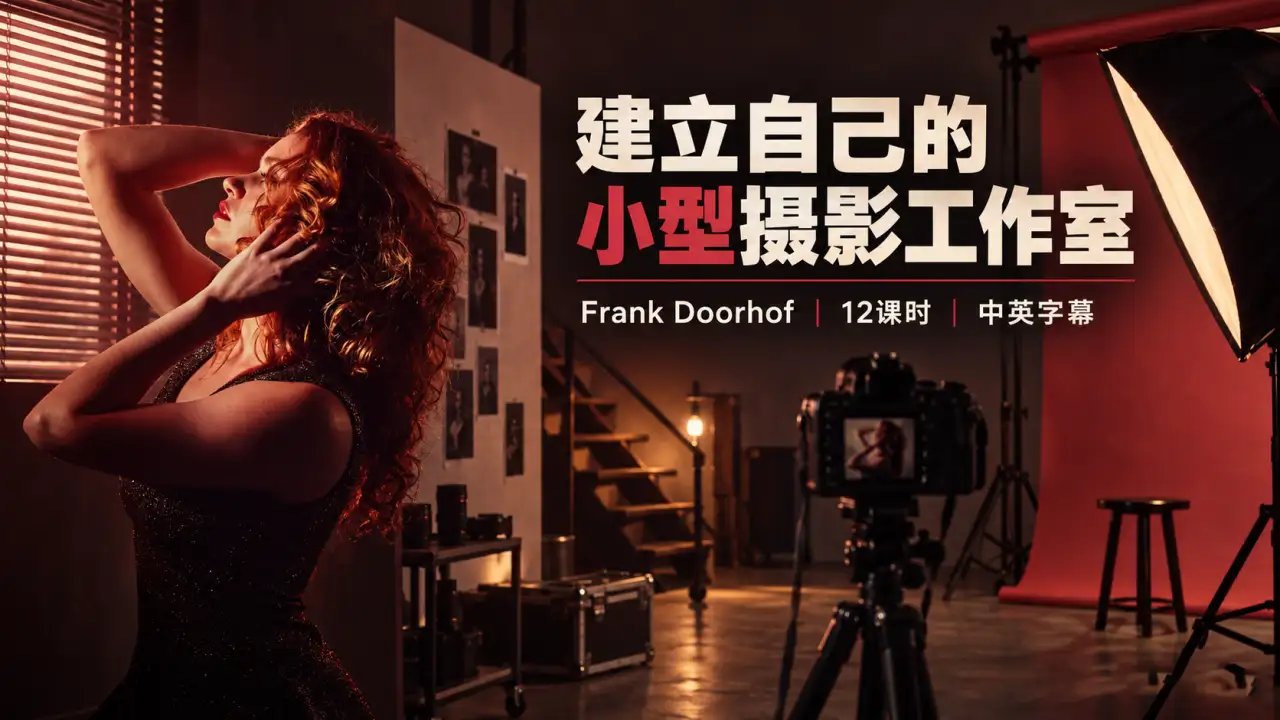 Frank Doorhof-如何建立自己的小型摄影工作室-独家精翻中英字幕-美夕摄影